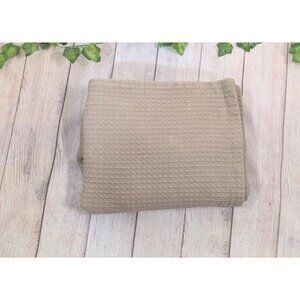 RH Restoration Hardware Petite Diamond Matelasse Quilted King Sham BROWN Cotton